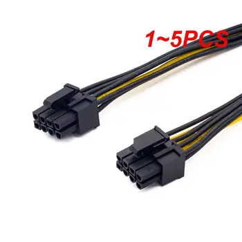 1-5 шт. PCI-E 6-контактный Для двойного 6 + 2-контактного (6-контактный/8-контактный) кабеля разветвителя питания Видеокарта 6-контактный для двойного 8-контактного кабеля передачи данных PCIE