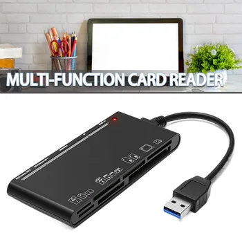 1шт 7 В 1 USB 3,0 Мульти-Считыватель карт Памяти USB Док-станция для Чтения Слотов для карт Micro SD TF CF MS XD Кард-ридер