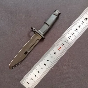 Fulcrum M4 M16 Фиксированное Лезвие С точильным камнем Прямой Нож С Резиновой Ручкой Охотничьи Ножи для Выживания в Дикой Природе Инструмент самообороны