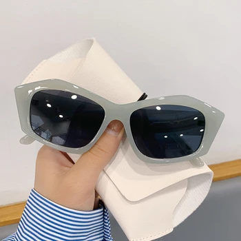 KAMMPT Винтажные Нерегулярные Женские Солнцезащитные очки 