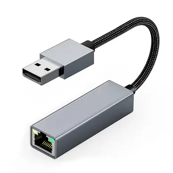 USB LAN Адаптер Портативный Ethernet-USB Адаптер Беспроводной-Проводной Ethernet-USB адаптер USB Ethernet Адаптер с широким