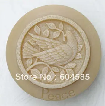 Круглая форма для рукоделия PeaceBird Силиконовые формы для изготовления мыла ручной работы