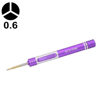 Металлическая ручка 0.6Y Отвертка Ключ S2 Сталь 0.6 x 25 мм Triwing Драйвер Для iPhone 7 8 11 12 XR Внутренний Инструмент Для Ремонта Винтов 100 шт./лот
