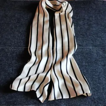 Отличный подарок!  Модный бренд мужской длинный шарф из 100% шелка/Scarives для галстуков двухслойный черный синий белый