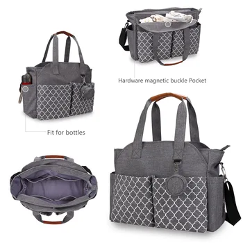 Ручная сумка JY на плечо, сумка для мамы с геометрическим принтом в тон, сумка-пустышка для мамы, детская дорожная сумка для мамы на открытом воздухе 023